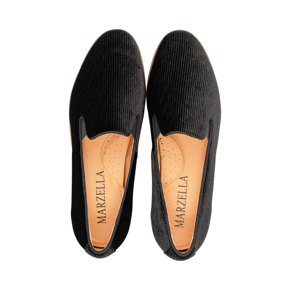 Brescia Black Corduroy F26