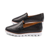 Brescia Black Perforated Leather S25
