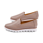 Brescia Taupe Perforated Leather S25