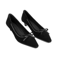 Brooke Black Suede F26