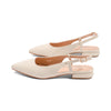 Burbank Ivory Glossy Fabric S25