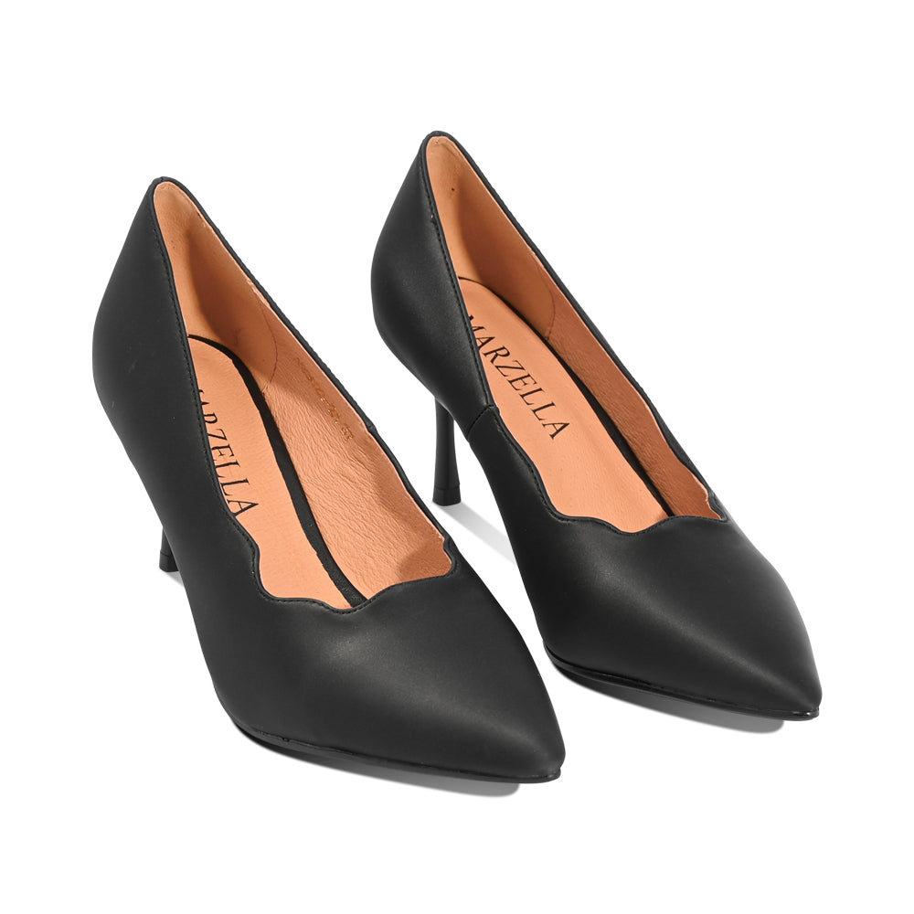 Butterfly Black Satin Leather F26