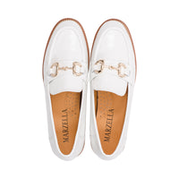 Cagliari White Embossed Leather S25