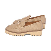 Calgary Natural Embossed Leather S26