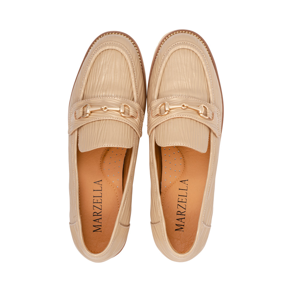 Calgary Natural Embossed Leather S26
