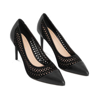 Camila Black Suede / Leather F26