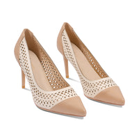 Camilla Ivory / Nude Leather S25