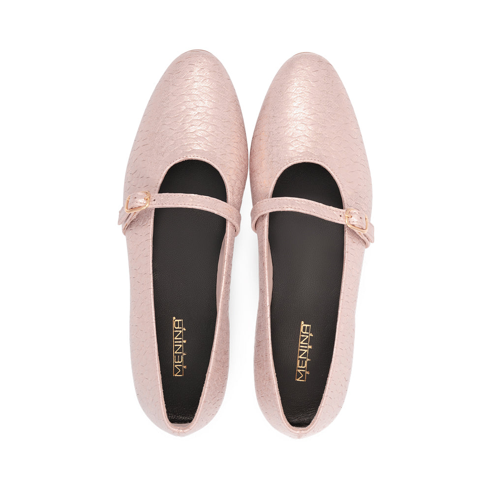 Camille Rose Gold Leather S26