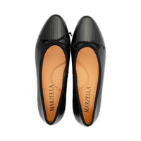 Capri Black Stamped Leather F26