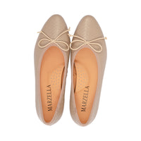 Capri Taupe Embossed Leather S26