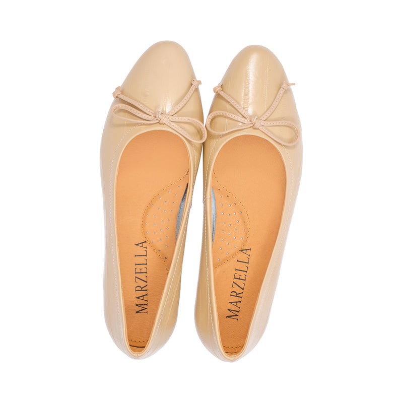 Carrara Nude Embossed Leather S25