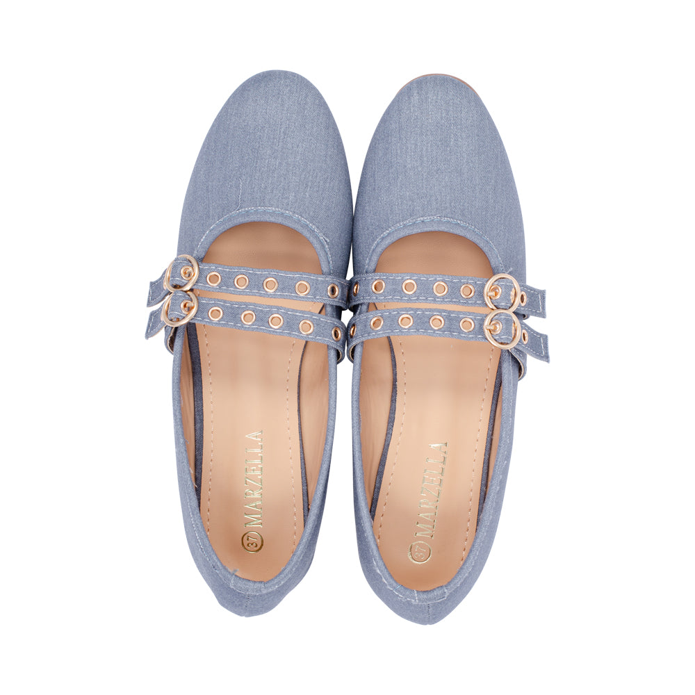 Cavah Retro Blue Fabric S26