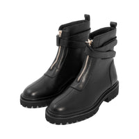 Cee Black Grainy Leather F26