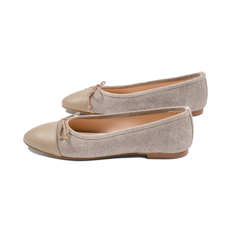 Colette Taupe Fabric / Leather S25