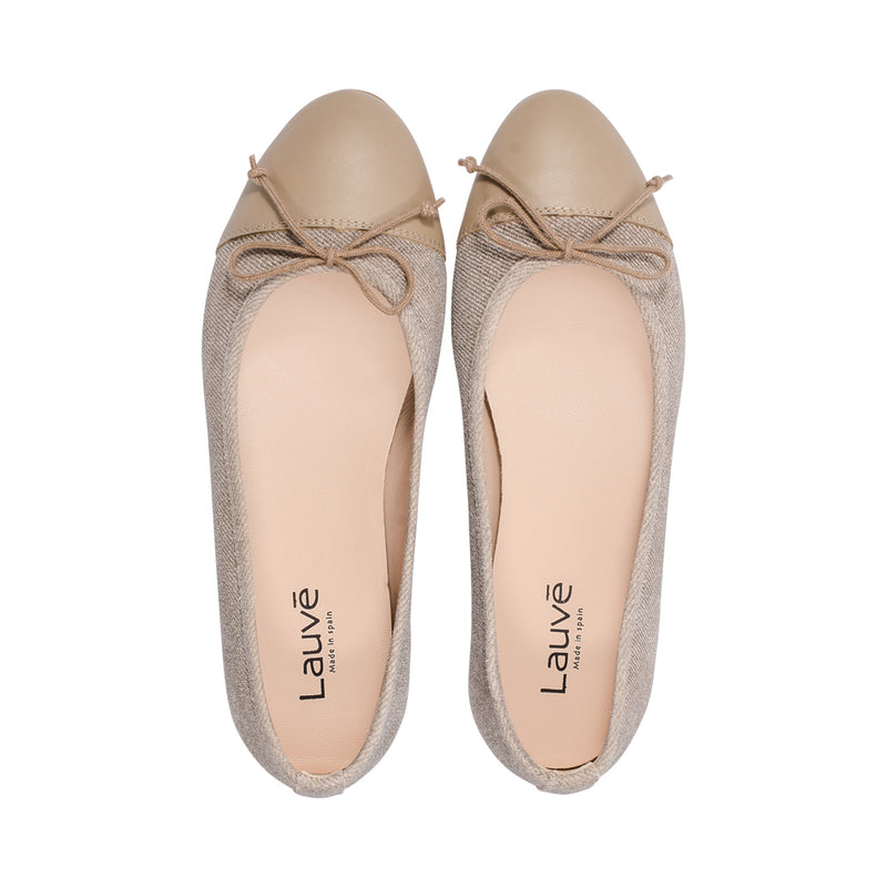 Colette Taupe Fabric / Leather S25