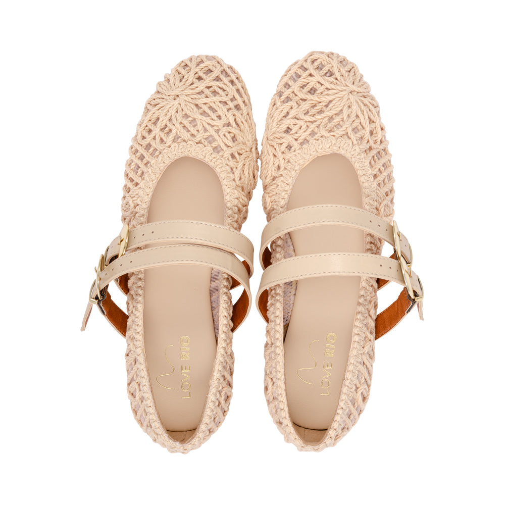 Collette Beige Crochet S26