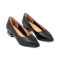 Daffy Black Leather F26