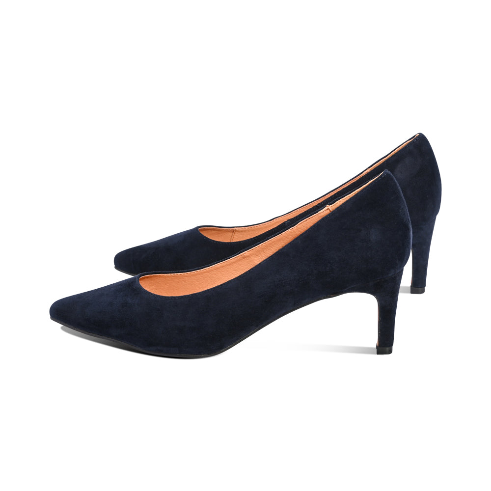 David Dark Navy Suede F26