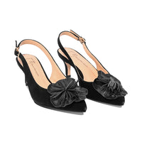 Delray Black Suede F26