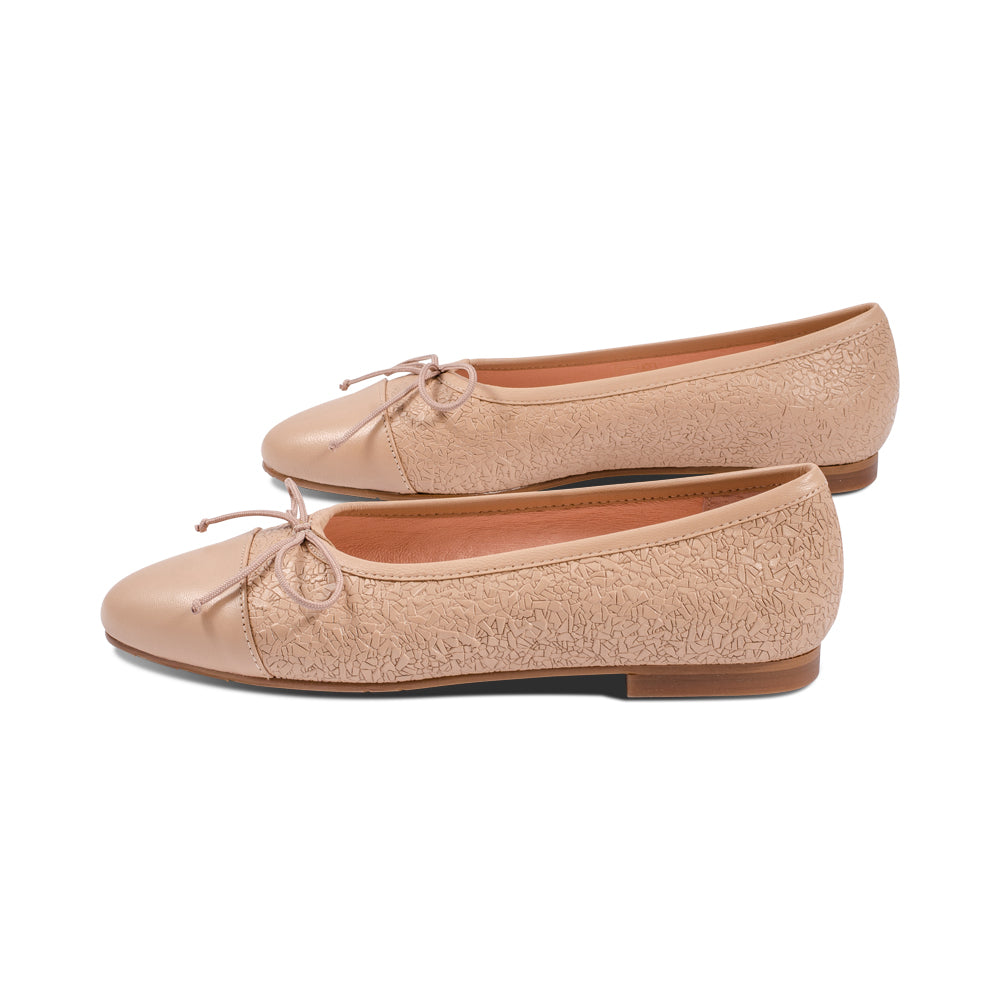Denali Nude Stamped Leather S25