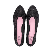 Diana Black Embroidered Mesh S26