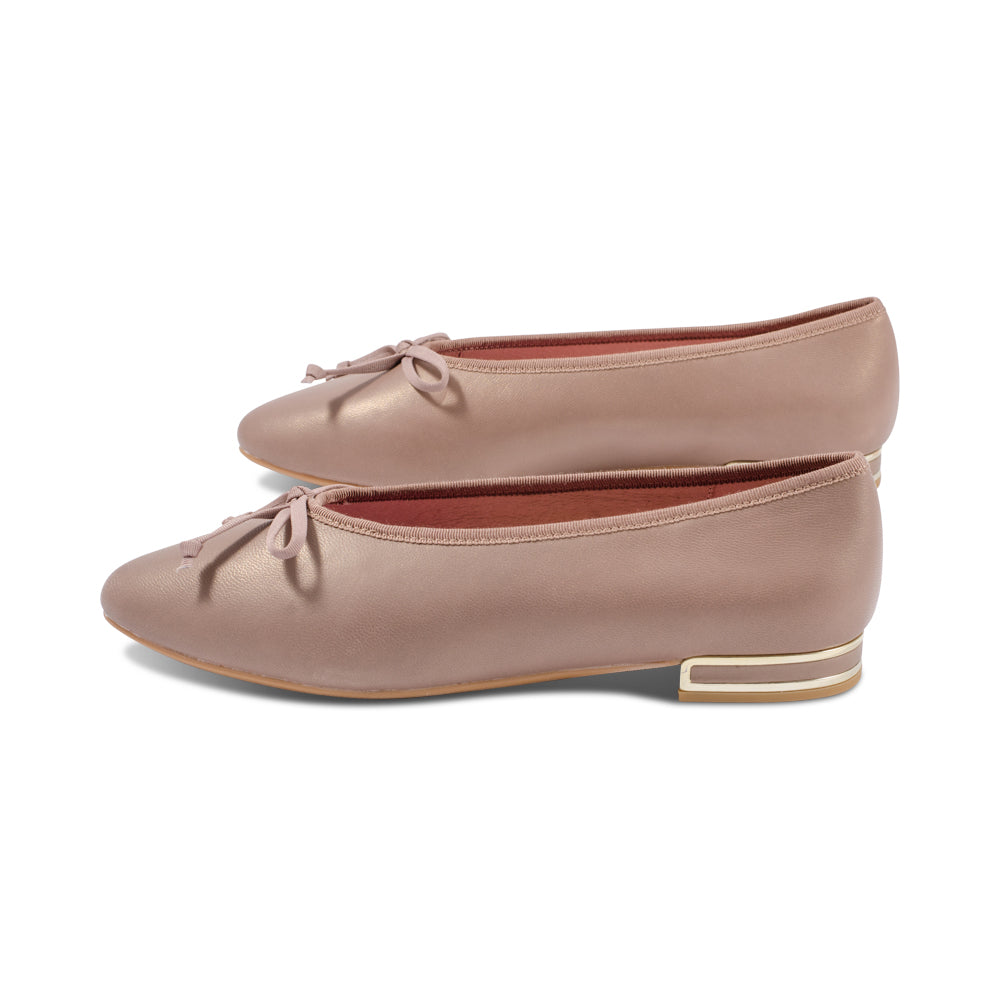 Diana Taupe Metallic Leather S25