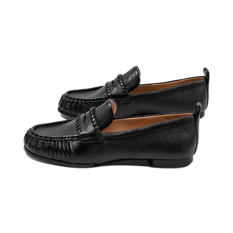 Dobby Black Leather F25