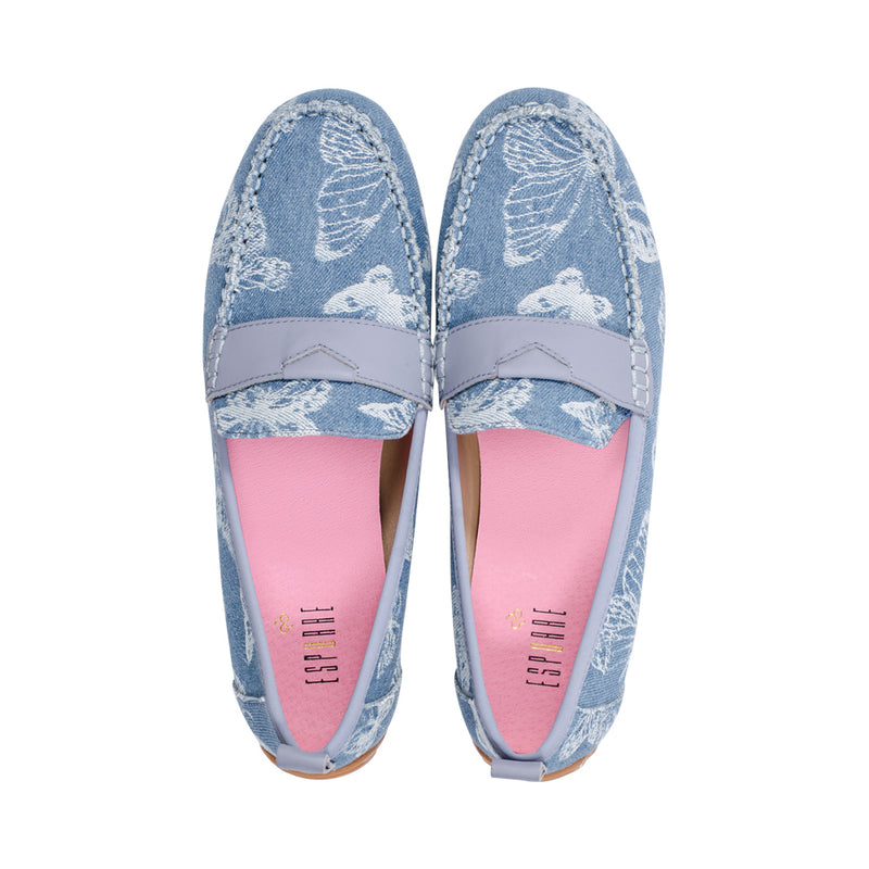 Dora Light Denim Print S25