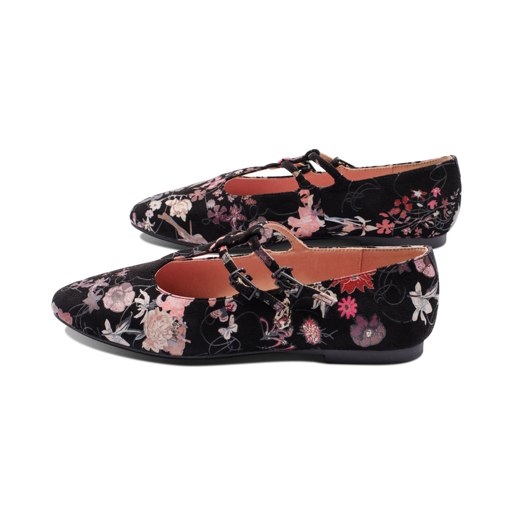 Duter Black Suede / Luxury Print F25