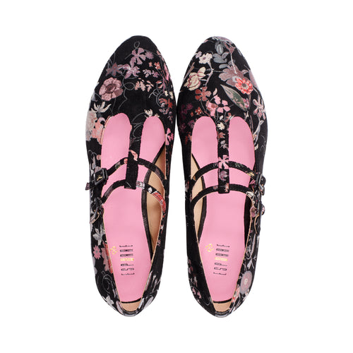 Duter Black Suede / Luxury Print F25
