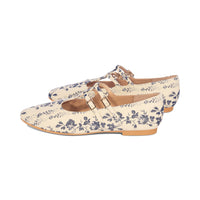 Duter Ivory Blue Print S26