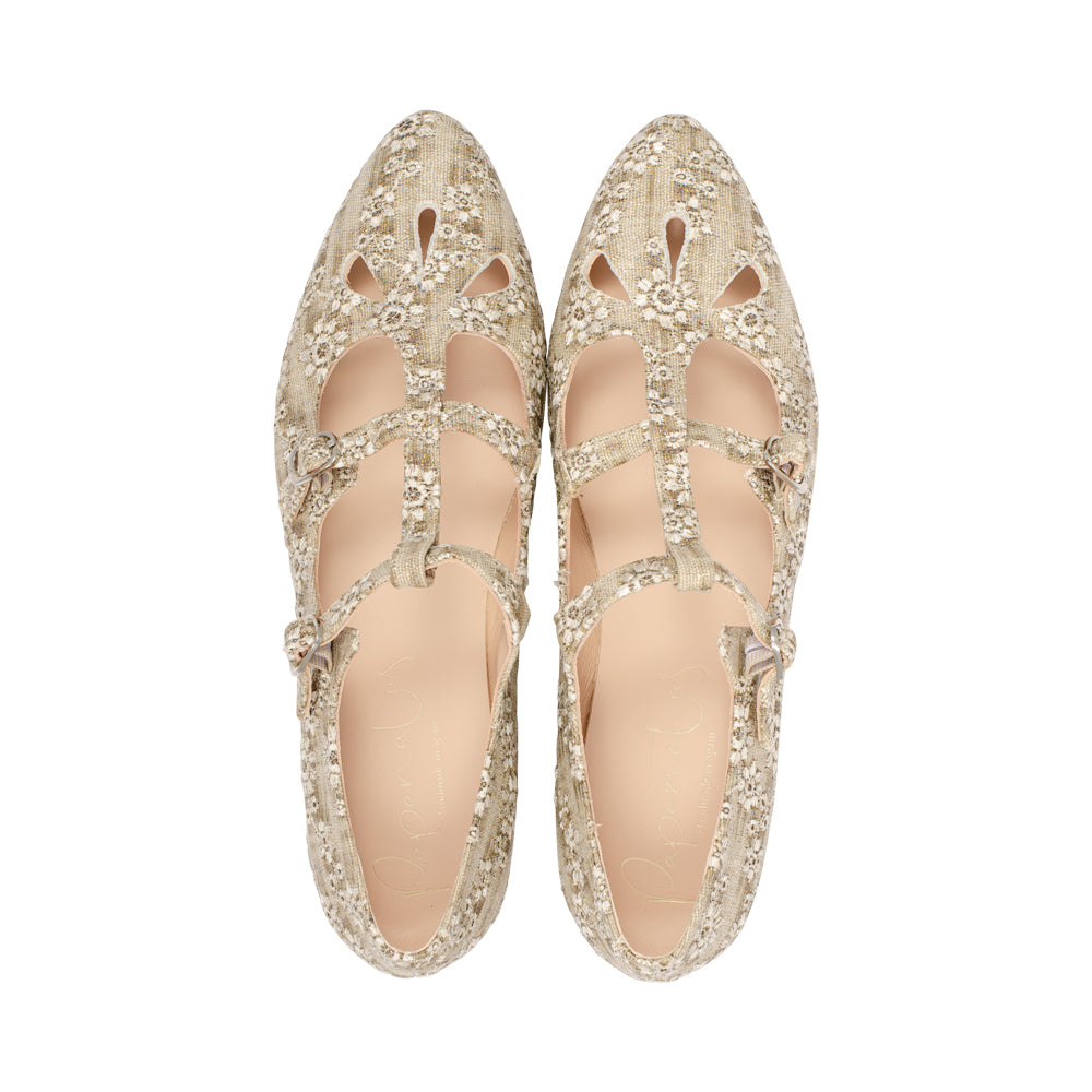 Elated Sand Embroidered S26