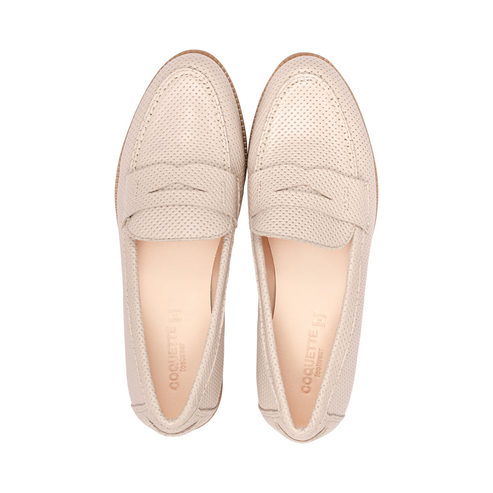 Elegance Nude Perforated Leather S26