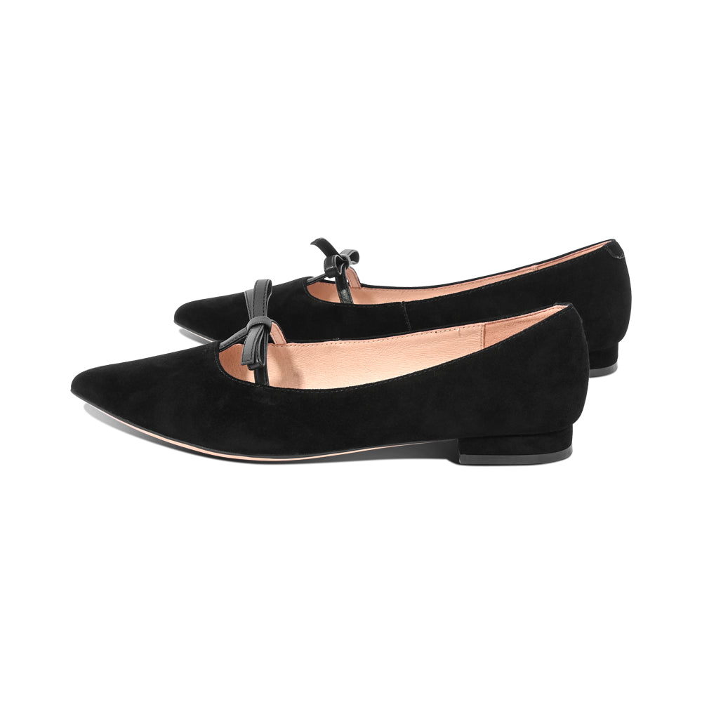 Elena Black Suede F26