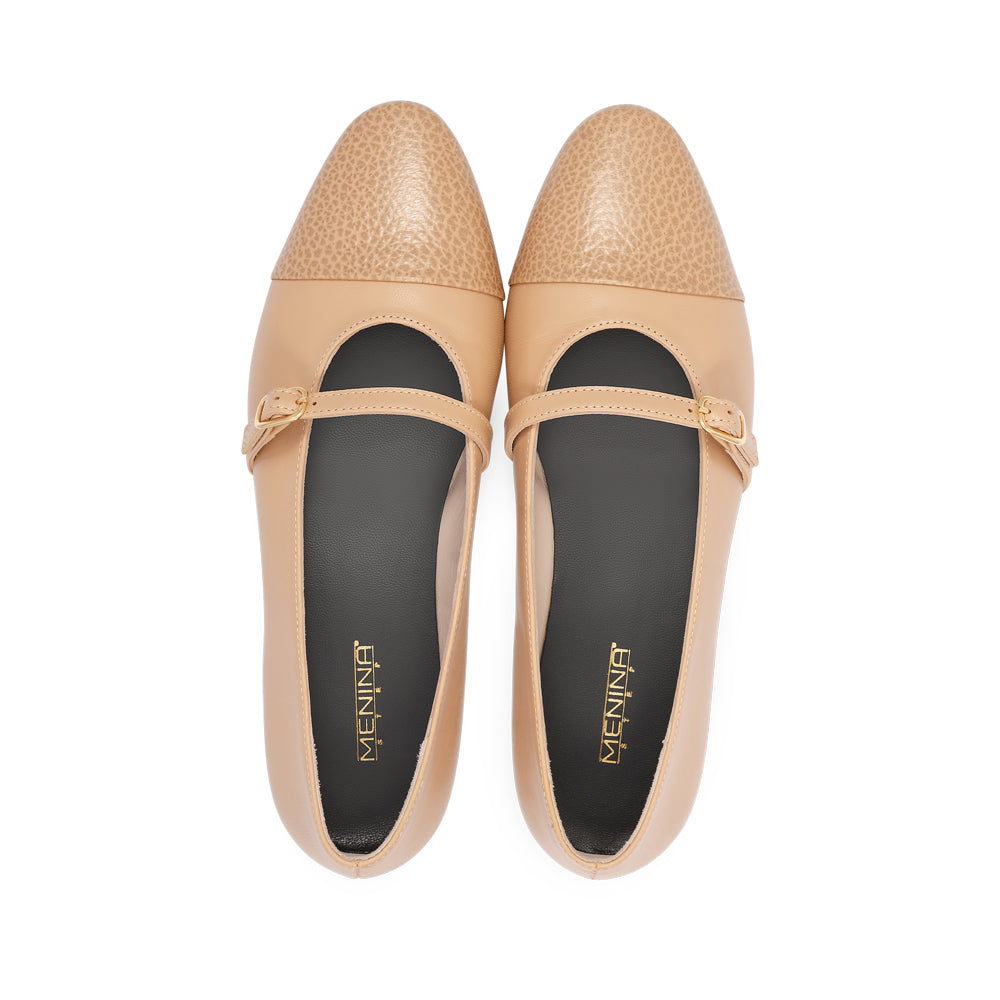 Elizabeth Beige Leather S26