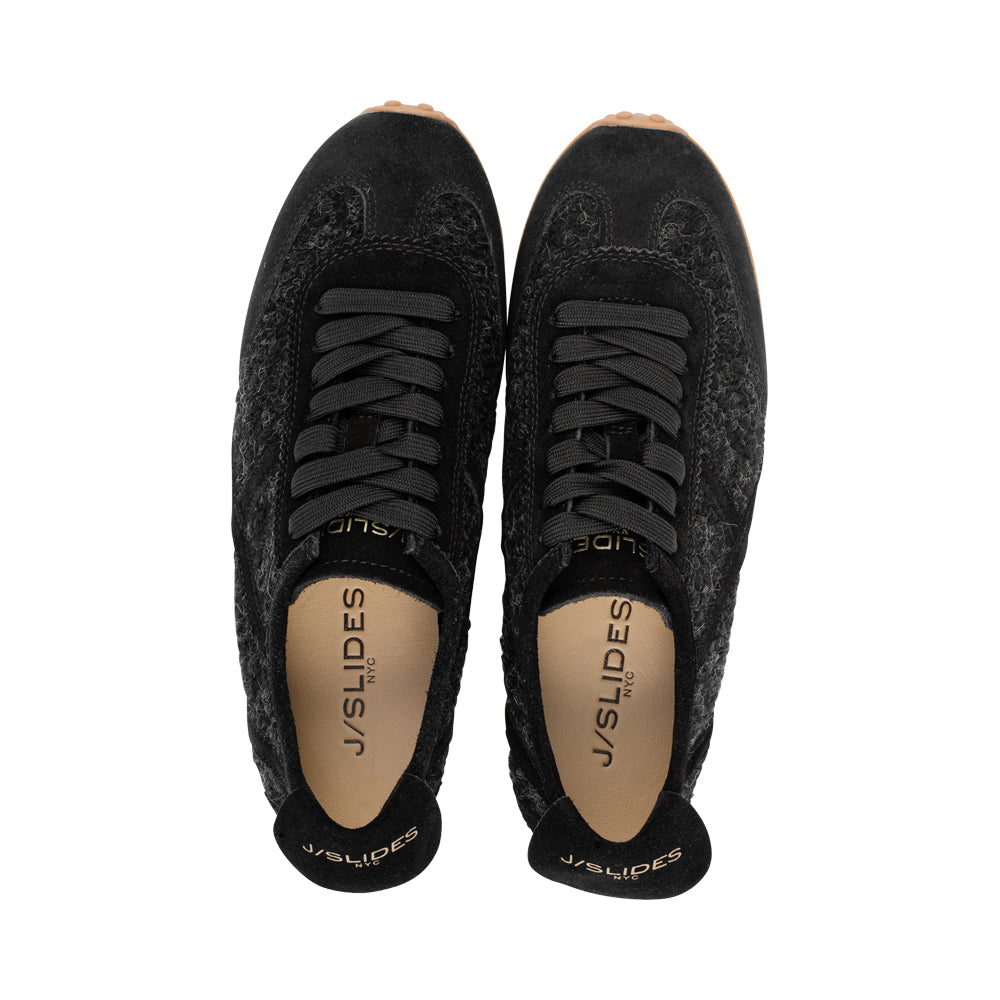 Emilia Black Suede / Wool F26