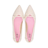 Eren Ivory Perforated Leather S25