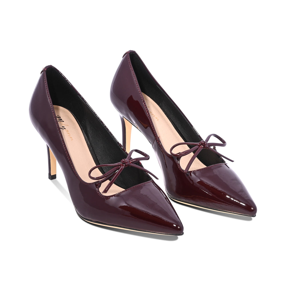 Esme Burgundy Patent F26
