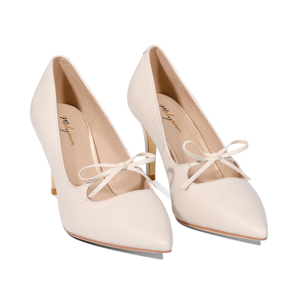 Esme Ivory Leather F25