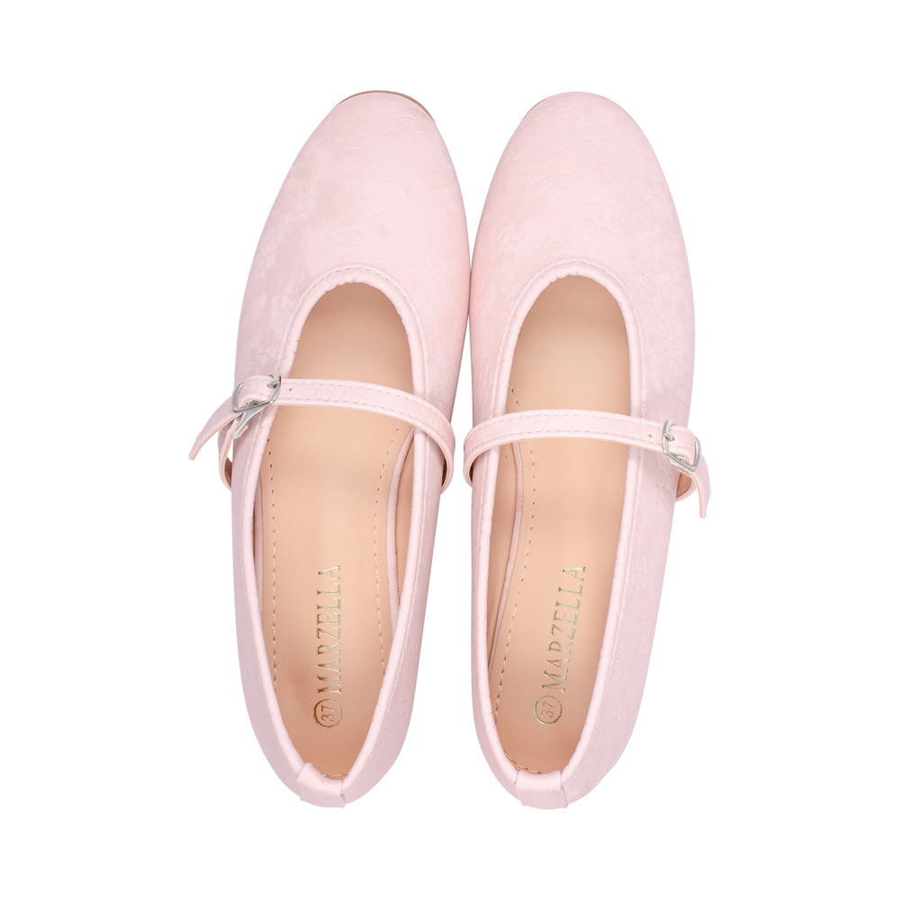 Evara Tickled Pink Embossed Flowers S26