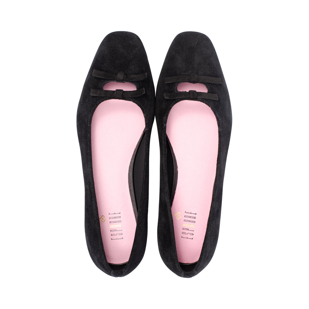 Doubleup Black Suede F26