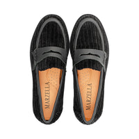 Hoda Black Chenille / Black Gum F26