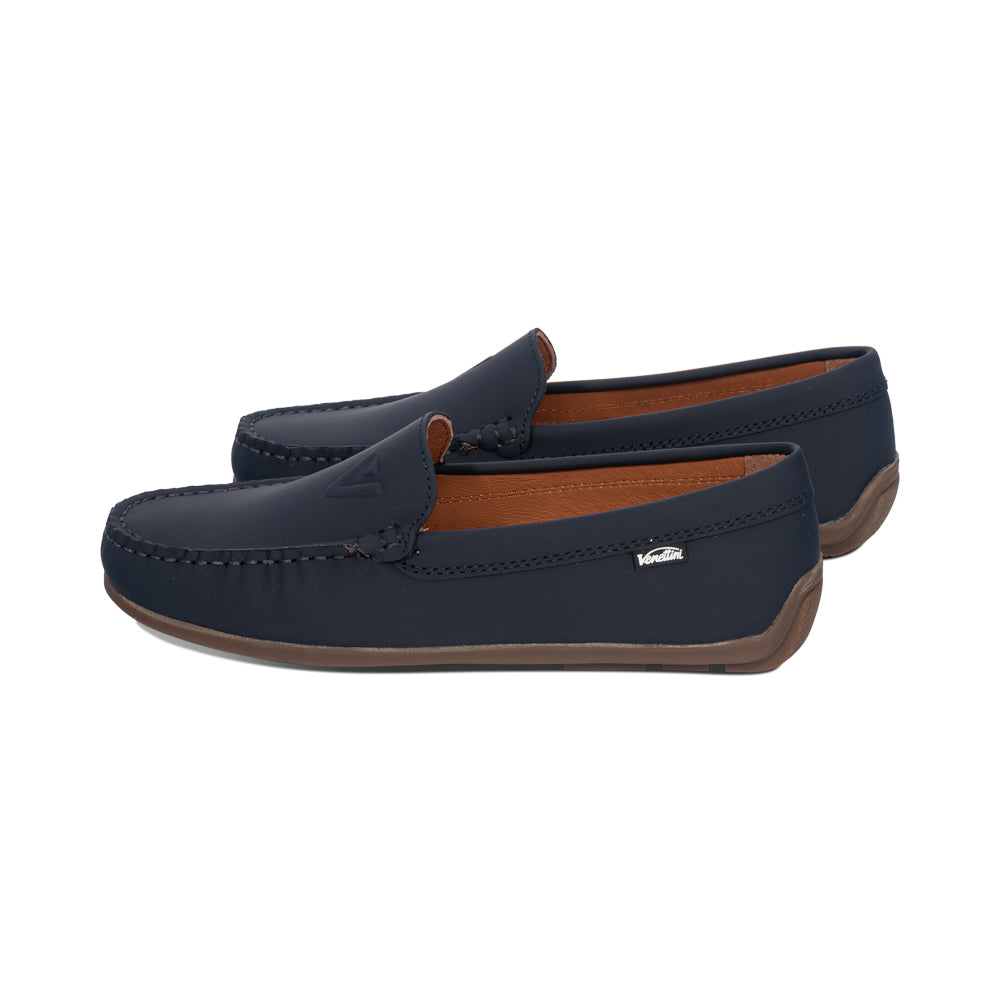 Finn Navy Gum Leather S26