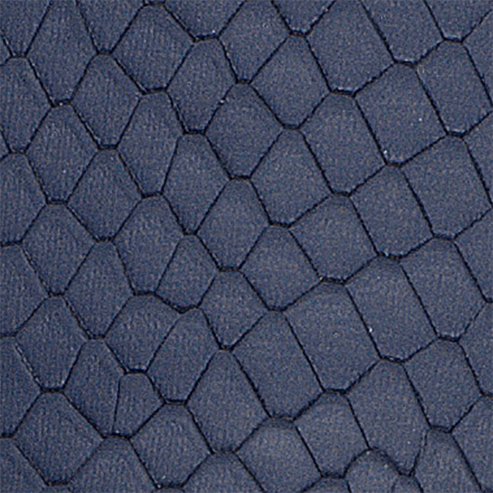 Fray Dark Navy Scale Print F26