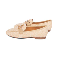 Fray Ivory/Gold Raffia S26