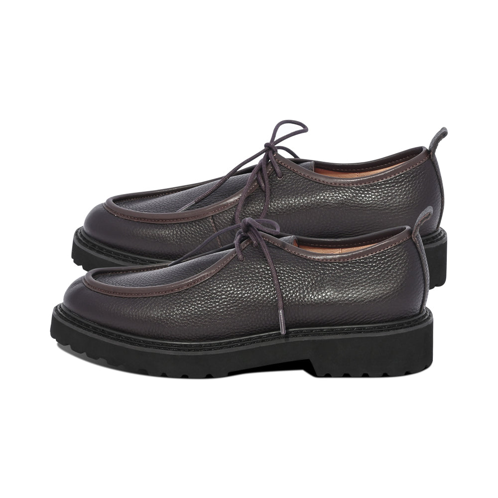 Gali Chocolate Grainy Leather F26