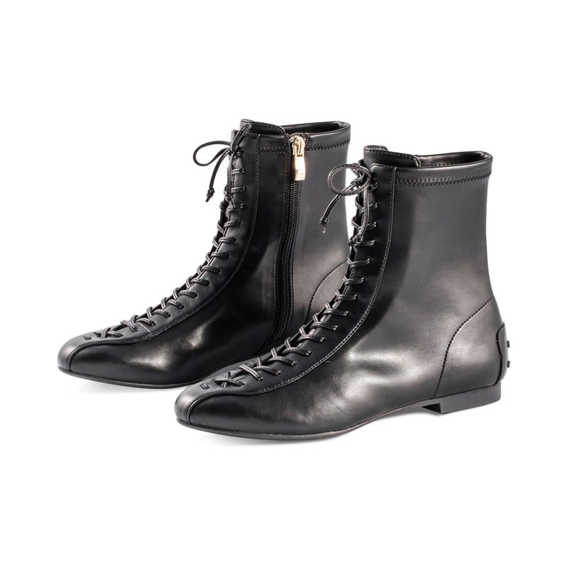 Gebby Black Faux Leather F23