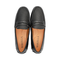Gilda Black Pebble Leather F26