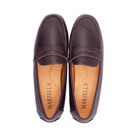 Gilda Wine Pebble Leather F26