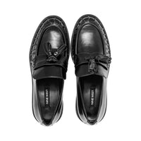 Gillaine Black Crinkle Patent F26